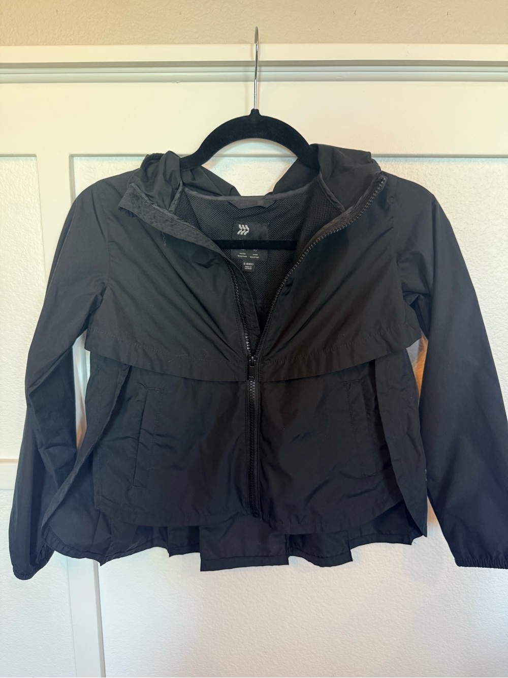 all in motion Black Hooded Utility Jacket for Kids